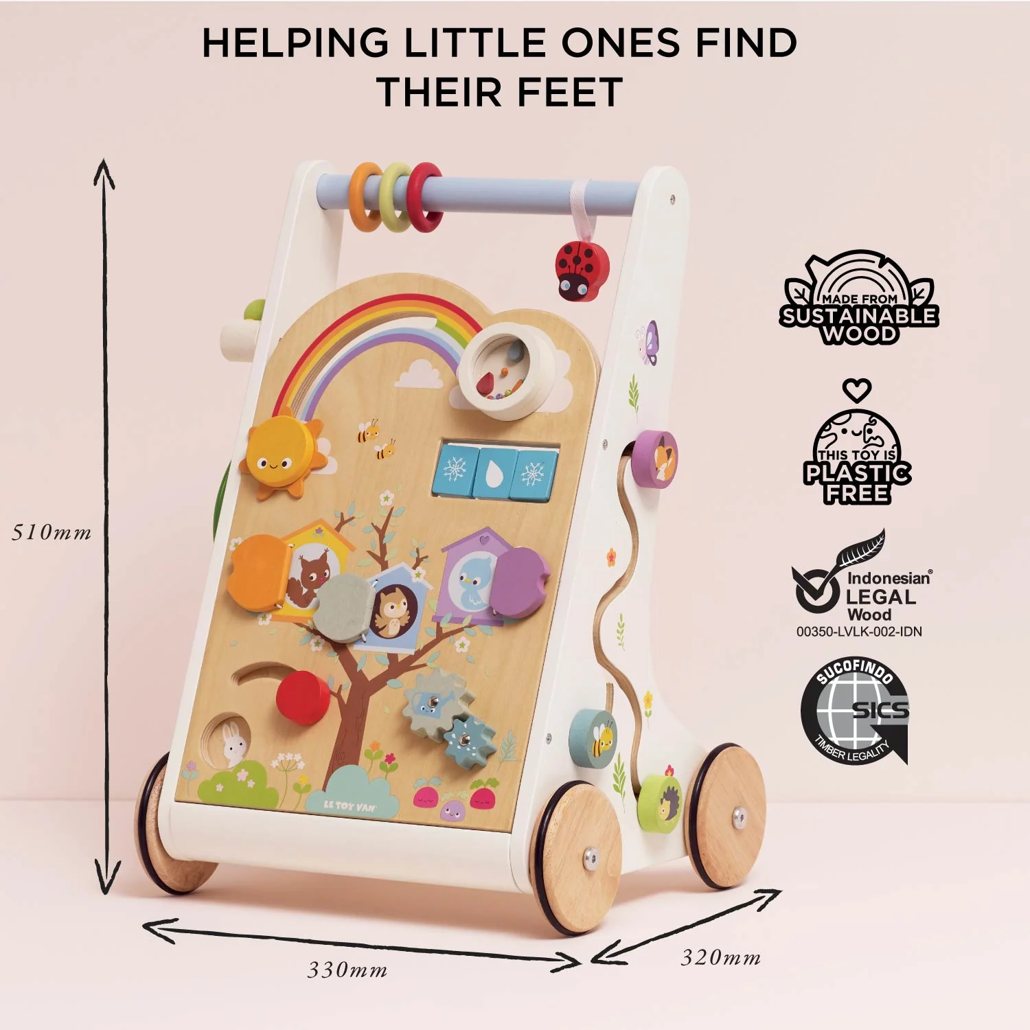 Woodland Activity Baby Walker - Image 5