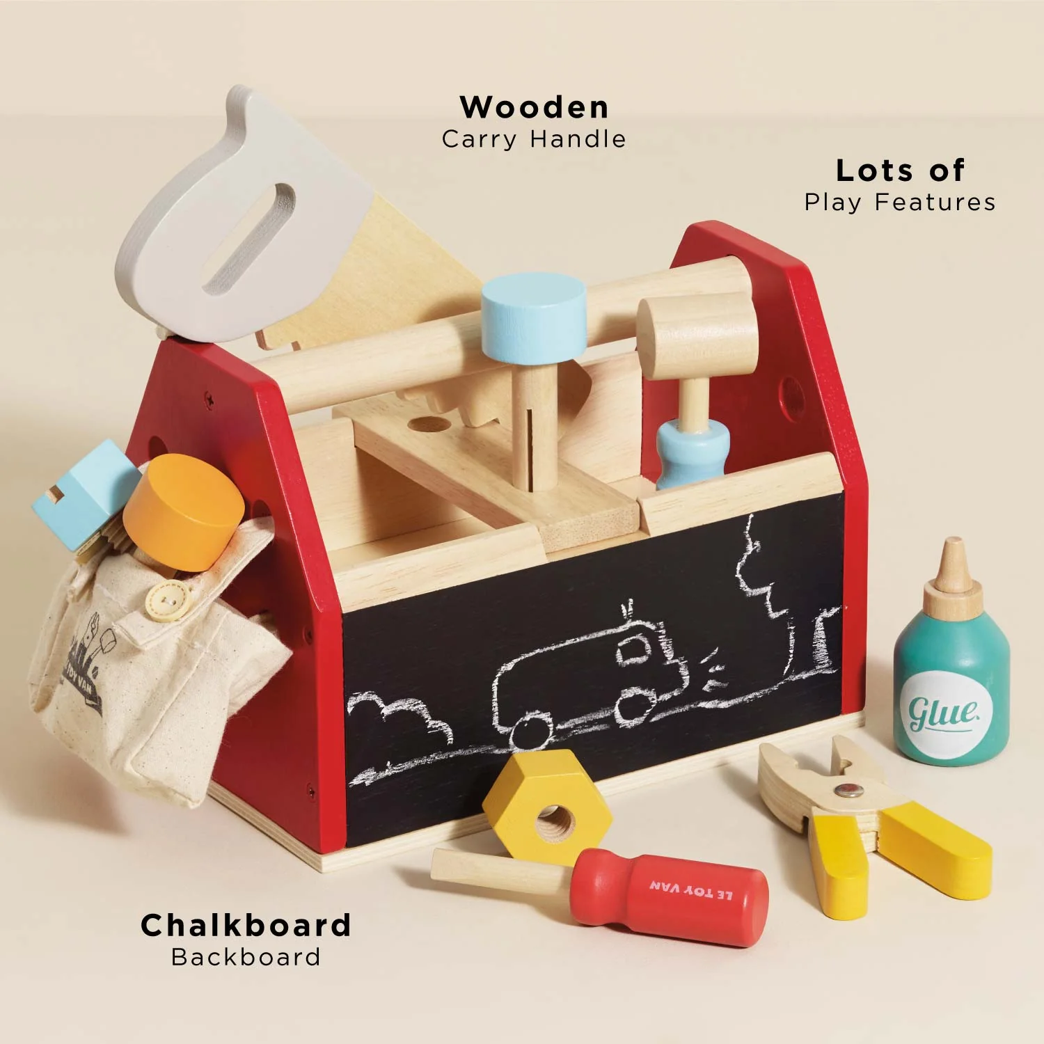 Tool Box & Wooden Tools - Image 4