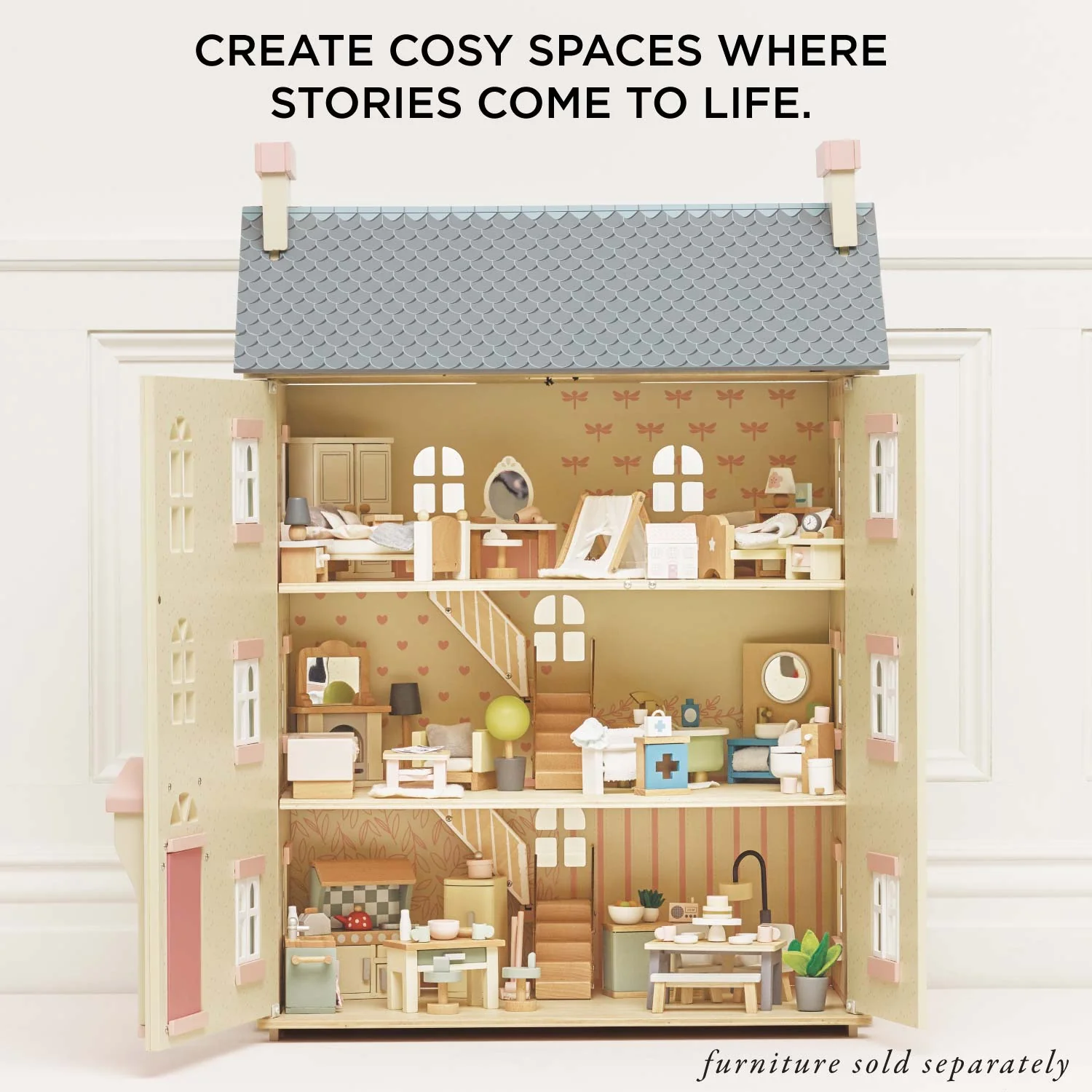 Cherry Tree Hall Wooden Dolls House - Image 6