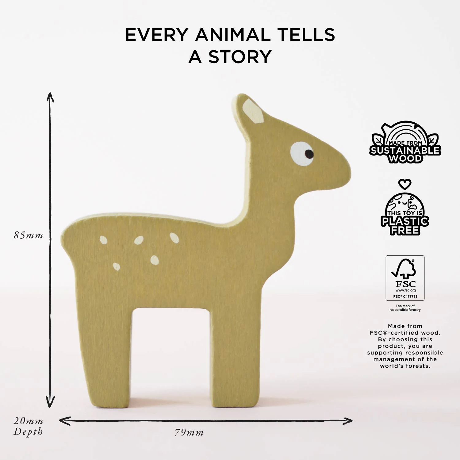 Woodland Stacking Forest Animals & Bag - Image 6