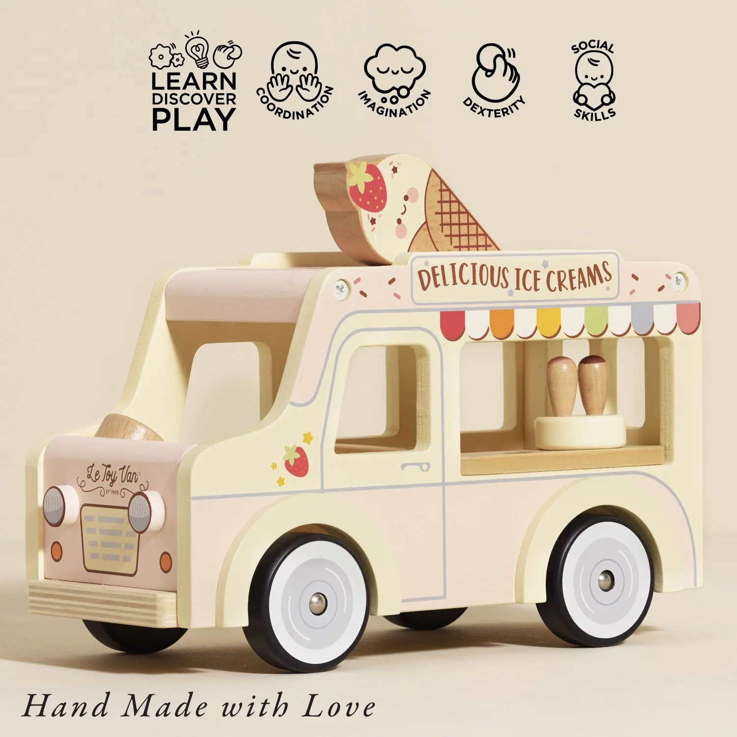 Wooden Ice Cream Van - Image 3