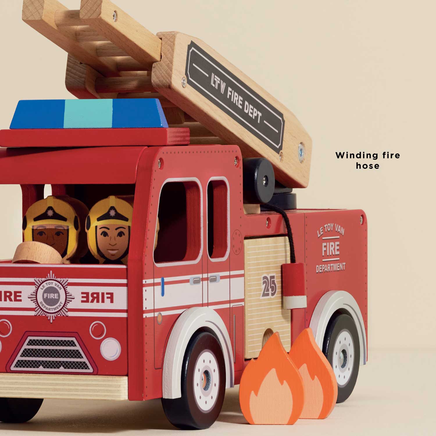 Toy Fire Engine & Characters - Image 5
