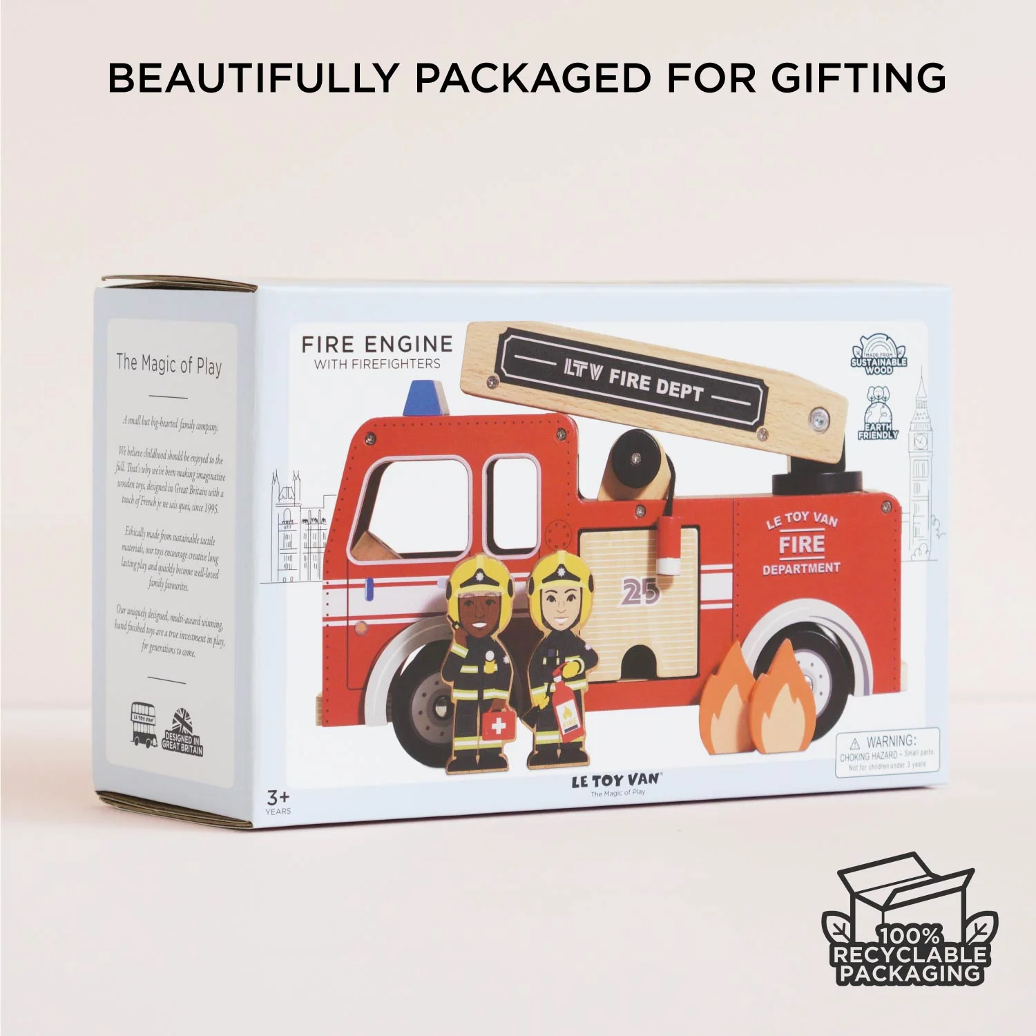 Toy Fire Engine & Characters - Image 7