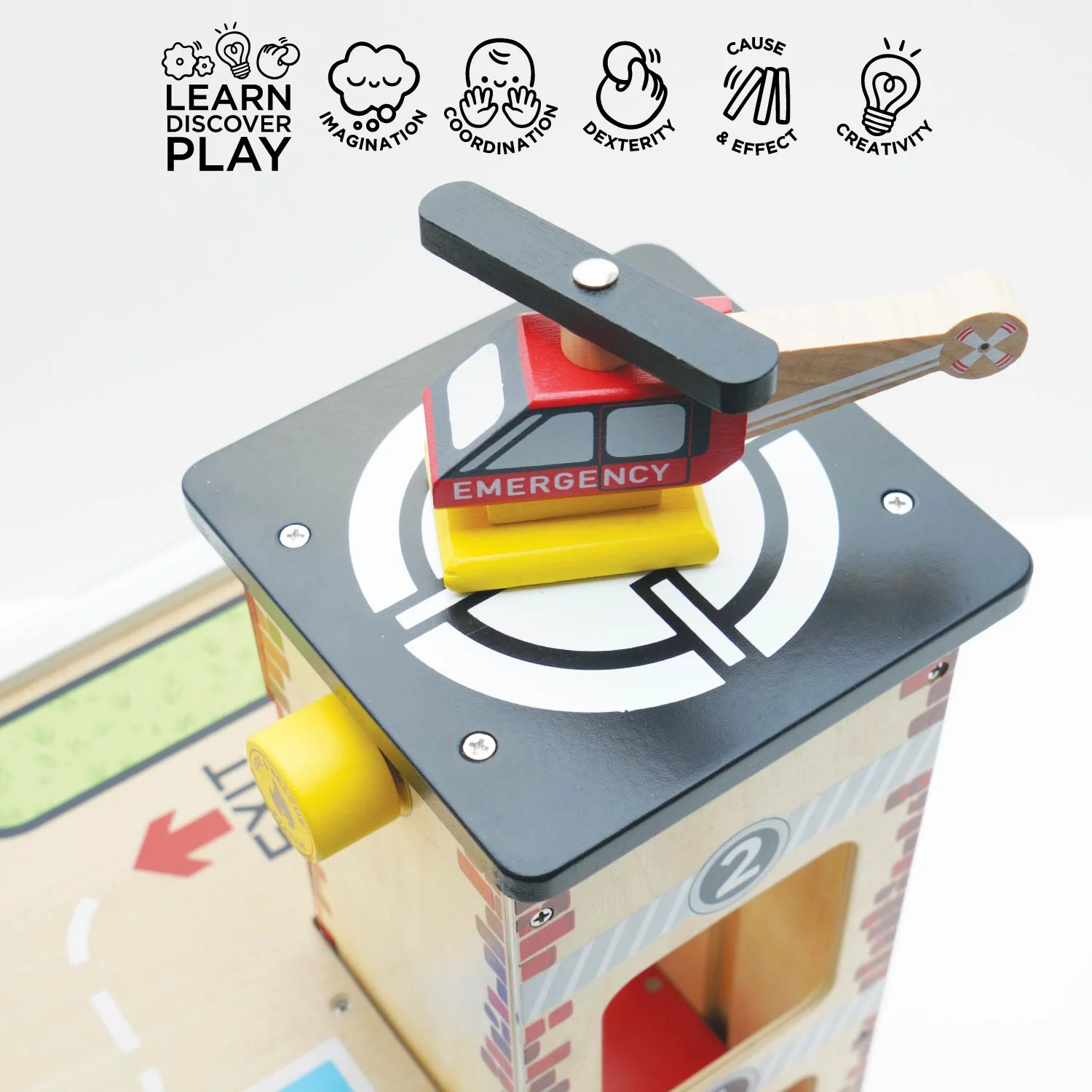 Fire & Rescue Wooden Garage - Image 3