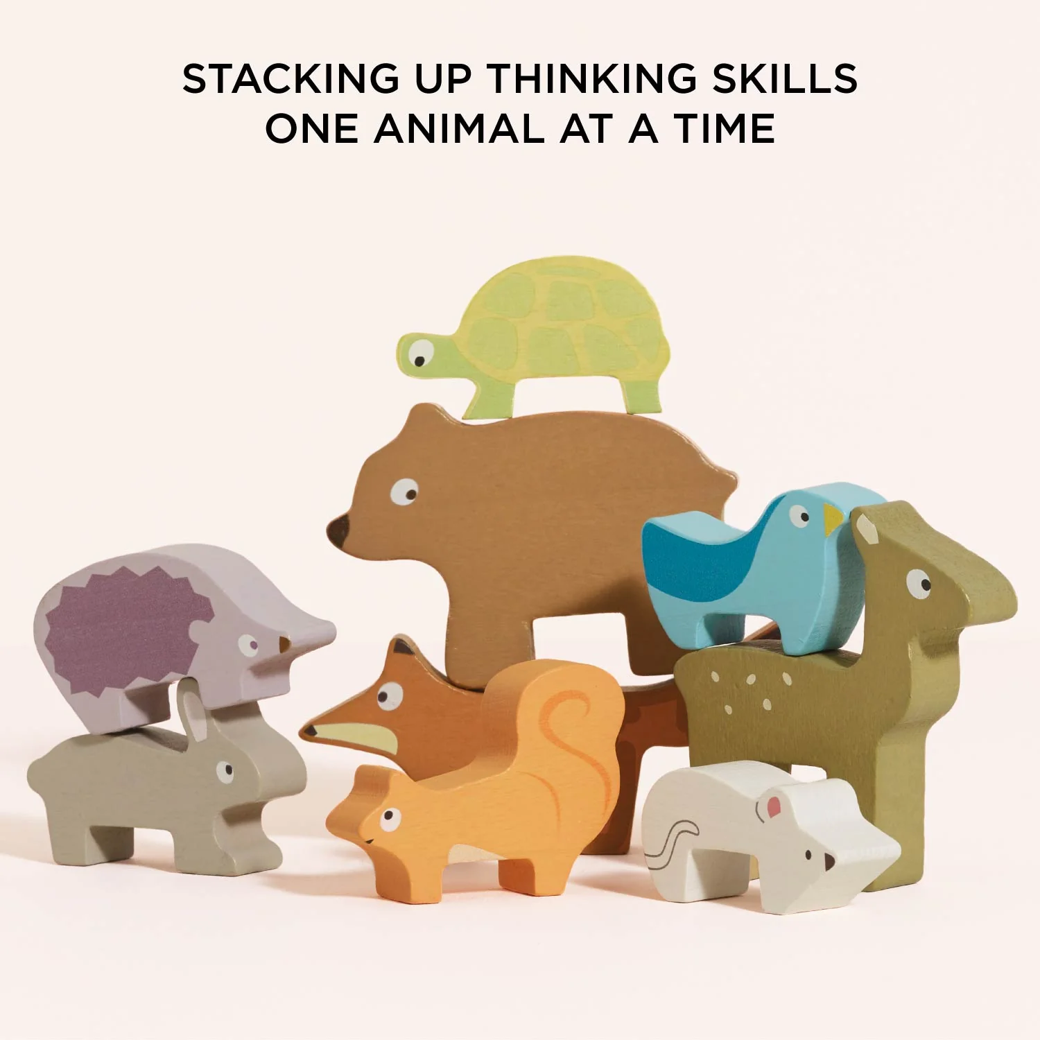 Woodland Stacking Forest Animals & Bag - Image 4