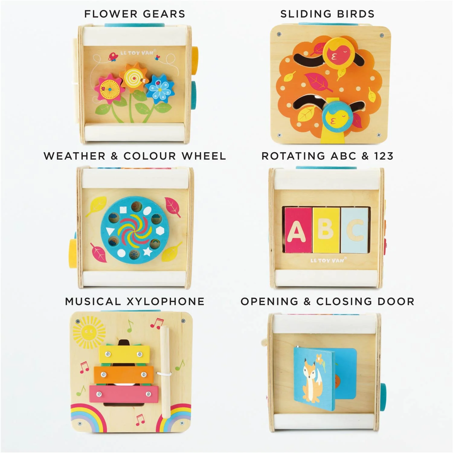 Activity Wooden Cube - Image 3