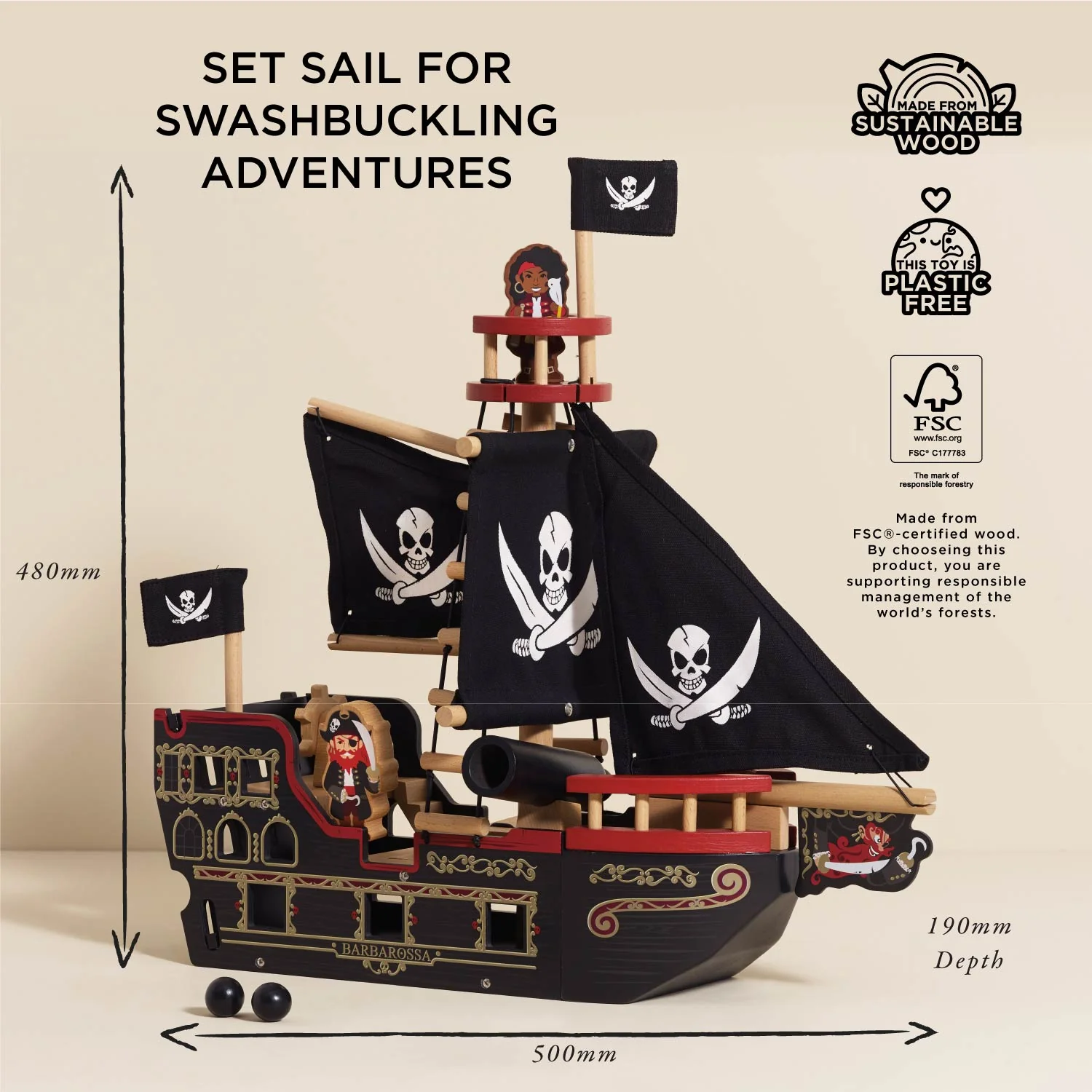 Barbarossa Pirate Ship - Image 4