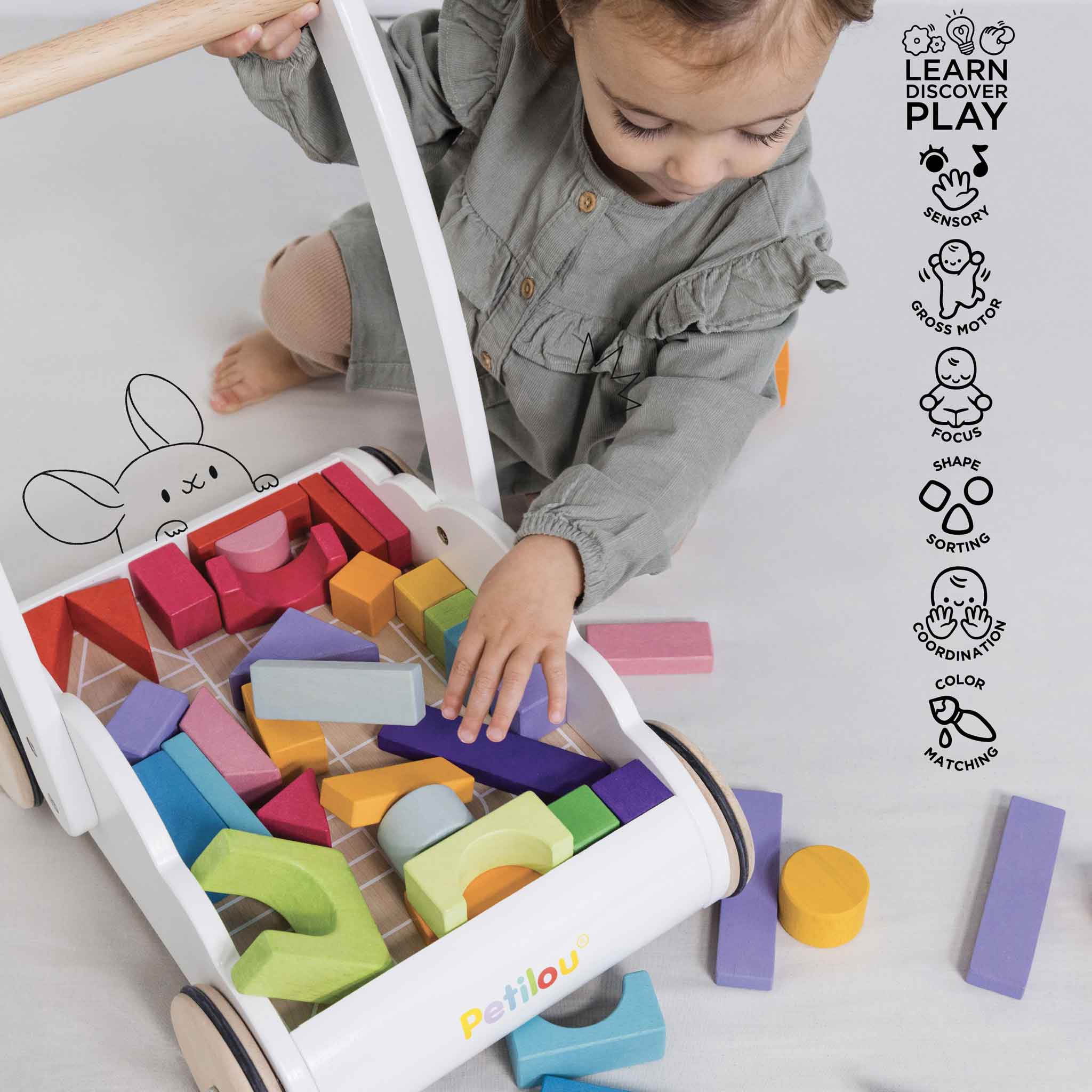 Rainbow Baby Walker & Puzzles - Image 5