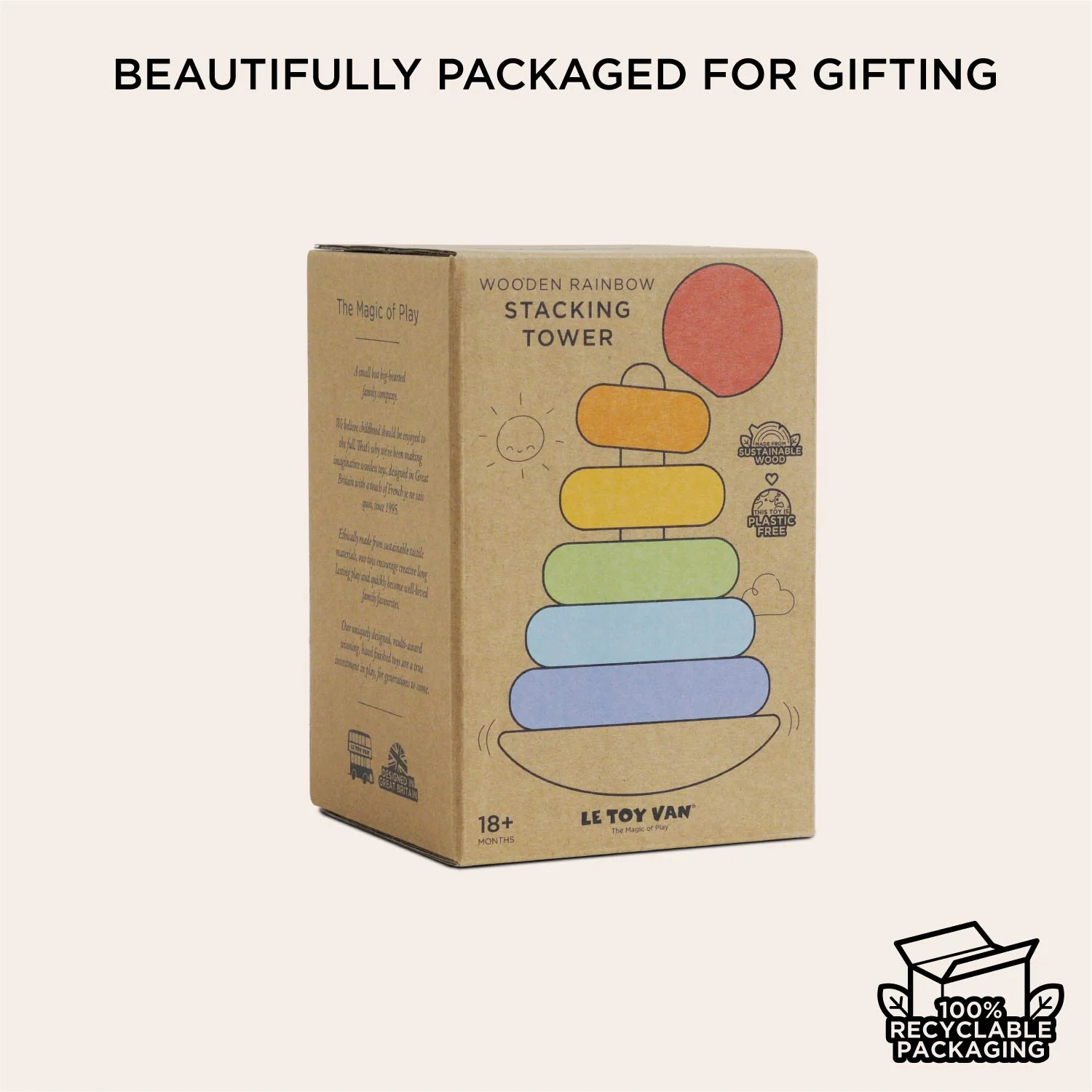 Rainbow Stacking Tower - Image 8