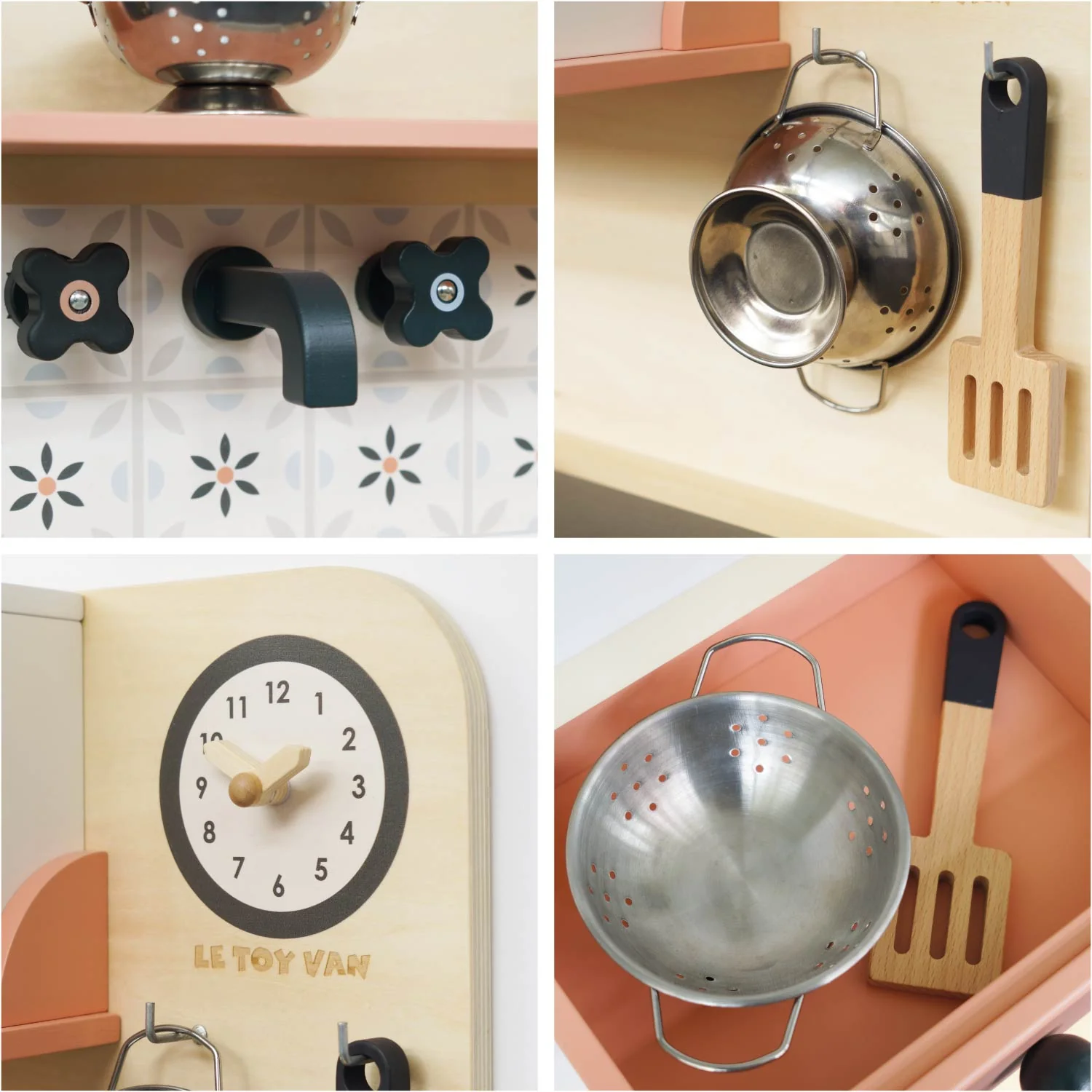 Rattan Kitchen Play Set - Image 4