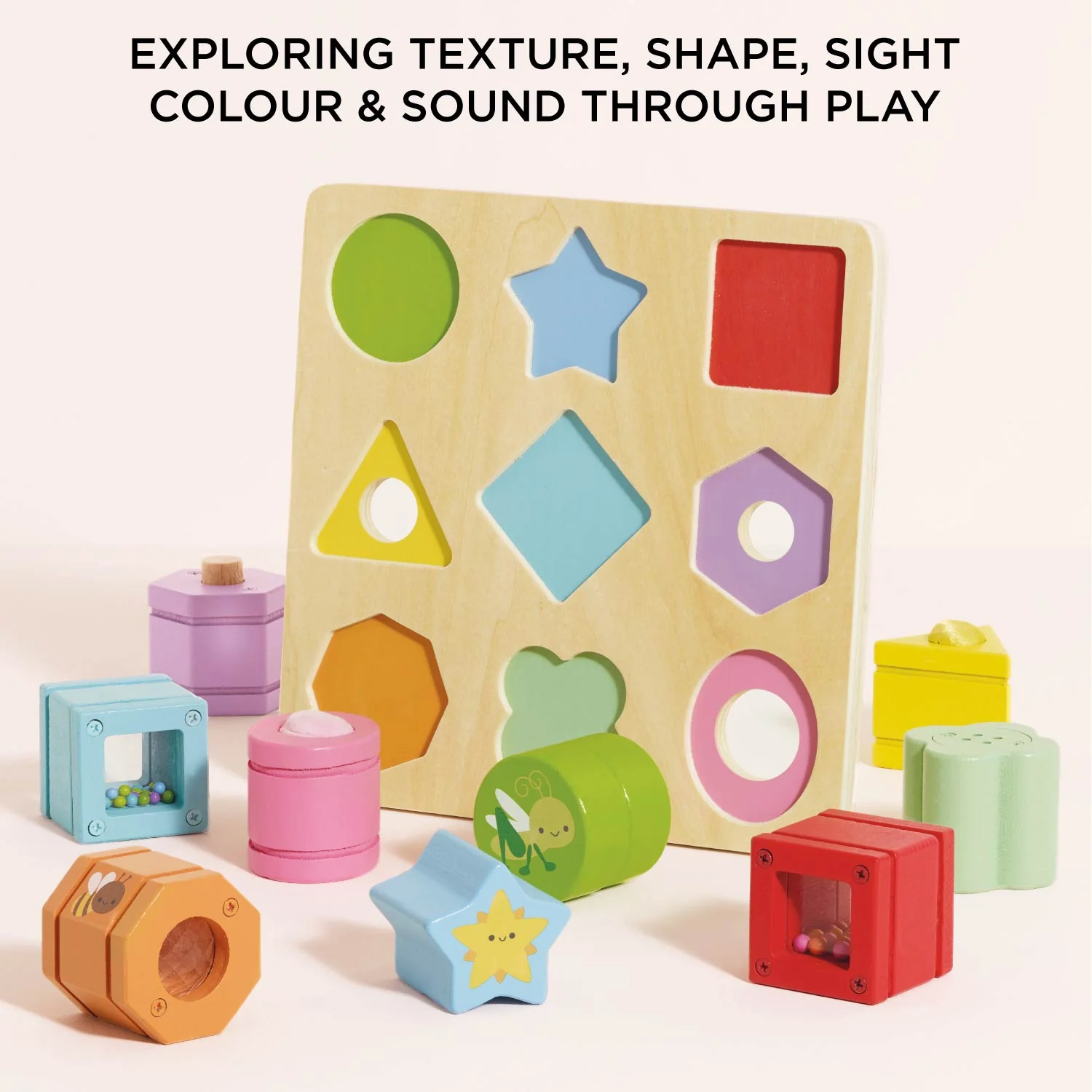 Rainbow Sensory Shape Sorter - Image 4
