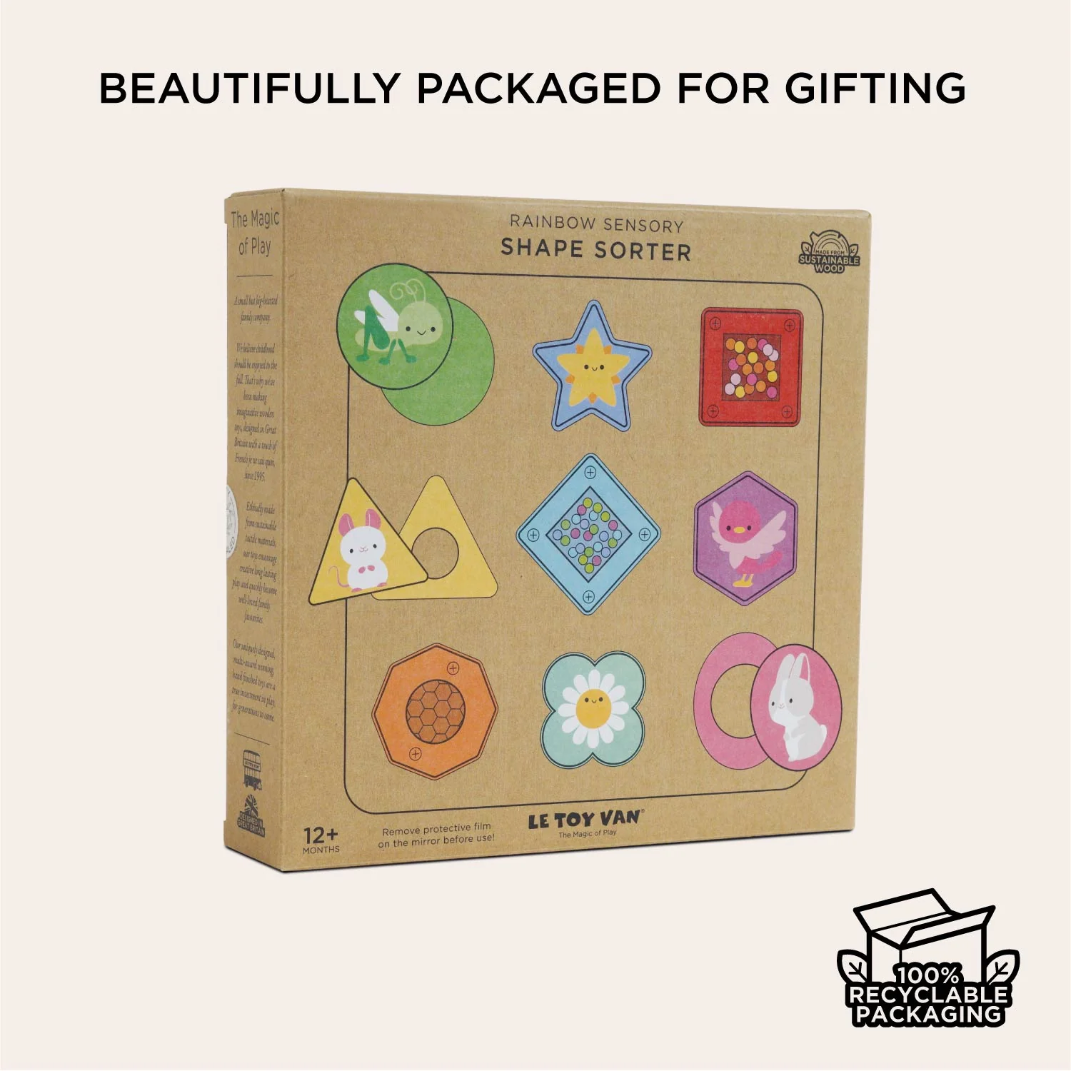 Rainbow Sensory Shape Sorter - Image 8