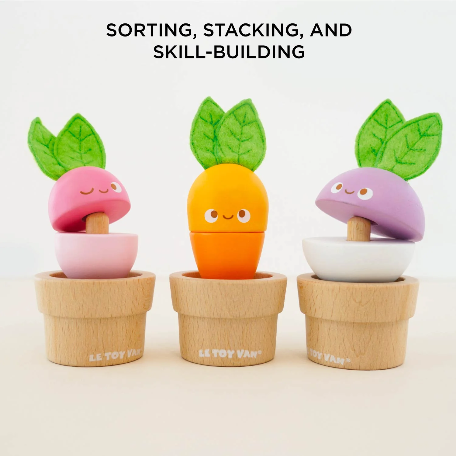 Stacking Wooden Veggies - Image 4