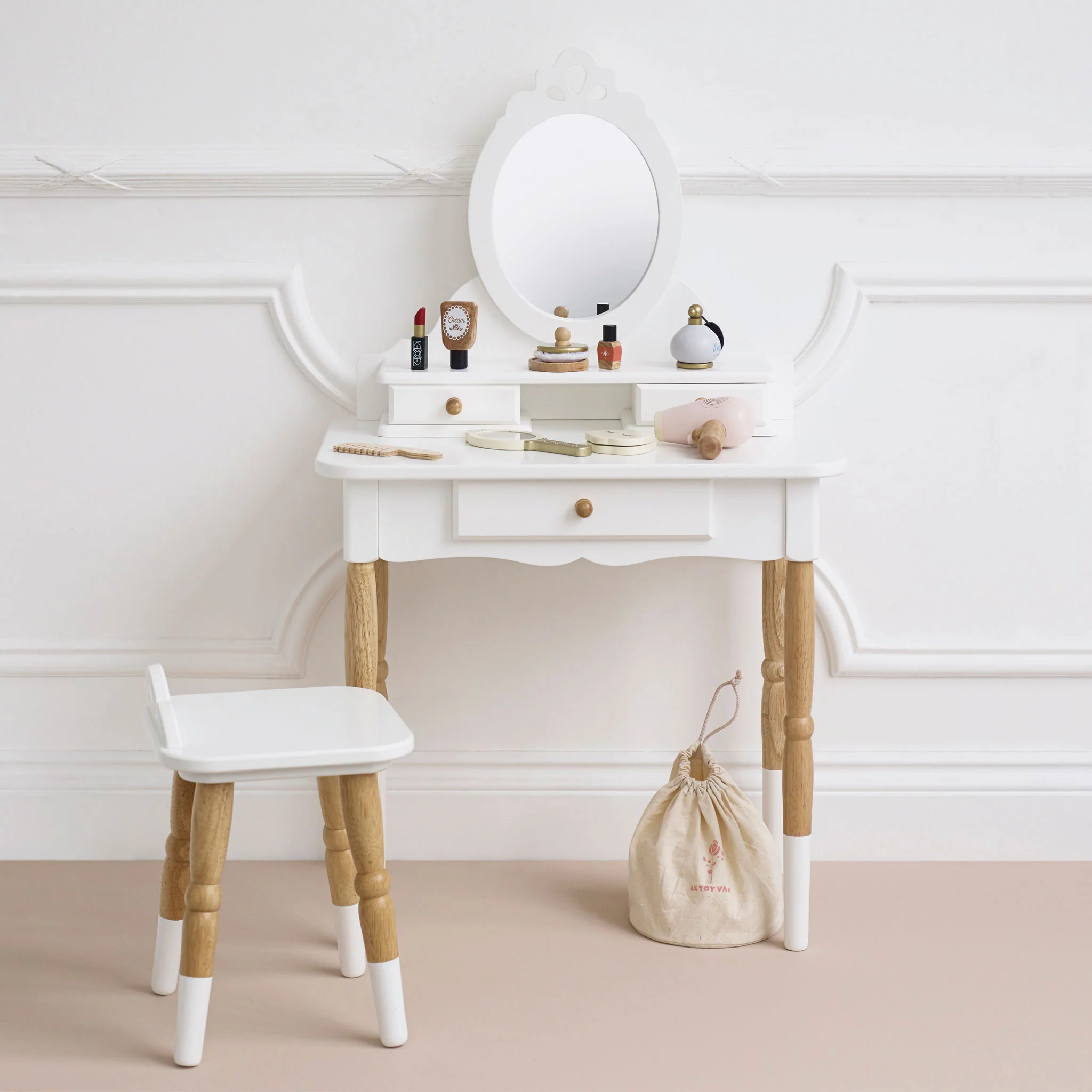 Dressing-up Vanity Table & Stool - Image 3
