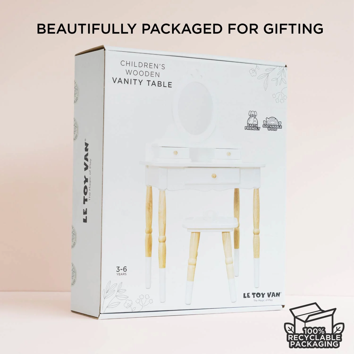 Dressing-up Vanity Table & Stool - Image 9