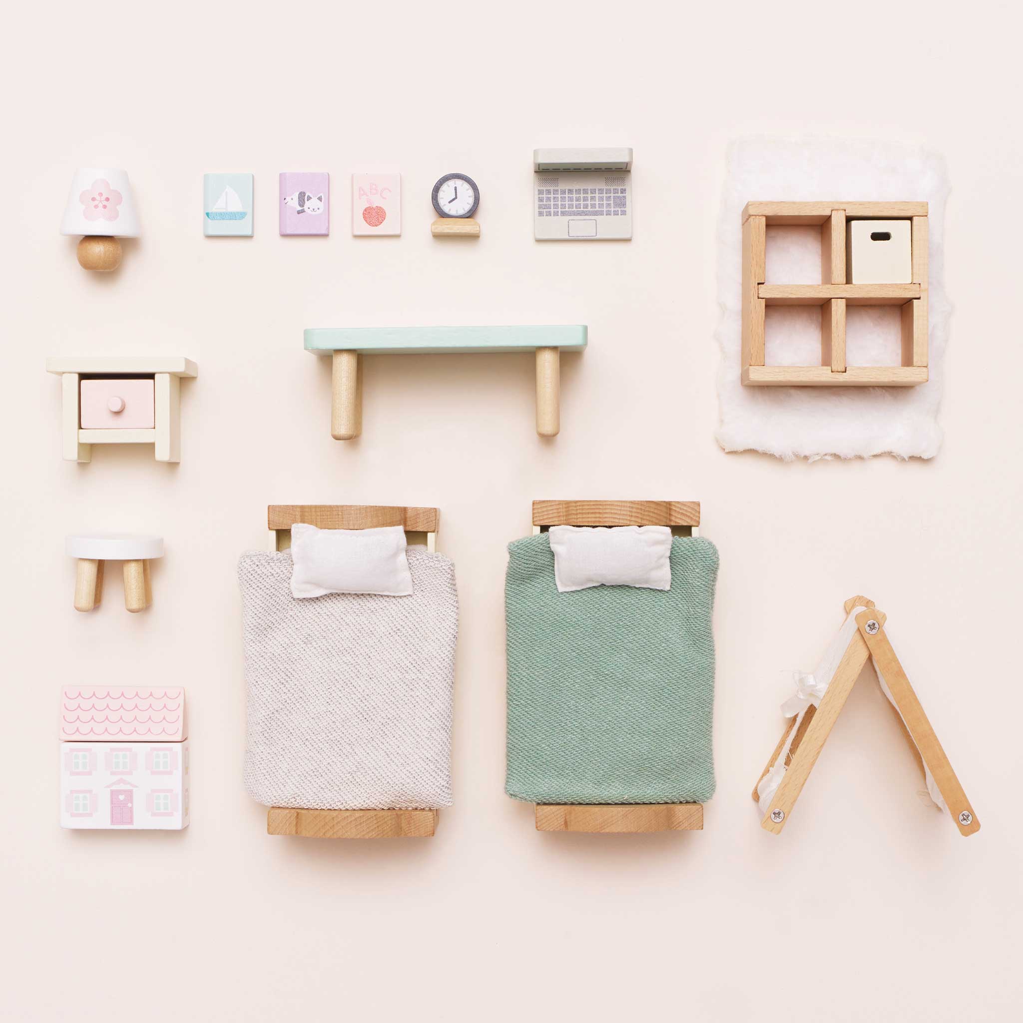 Wooden Doll House Furniture Complete Collection - Image 7