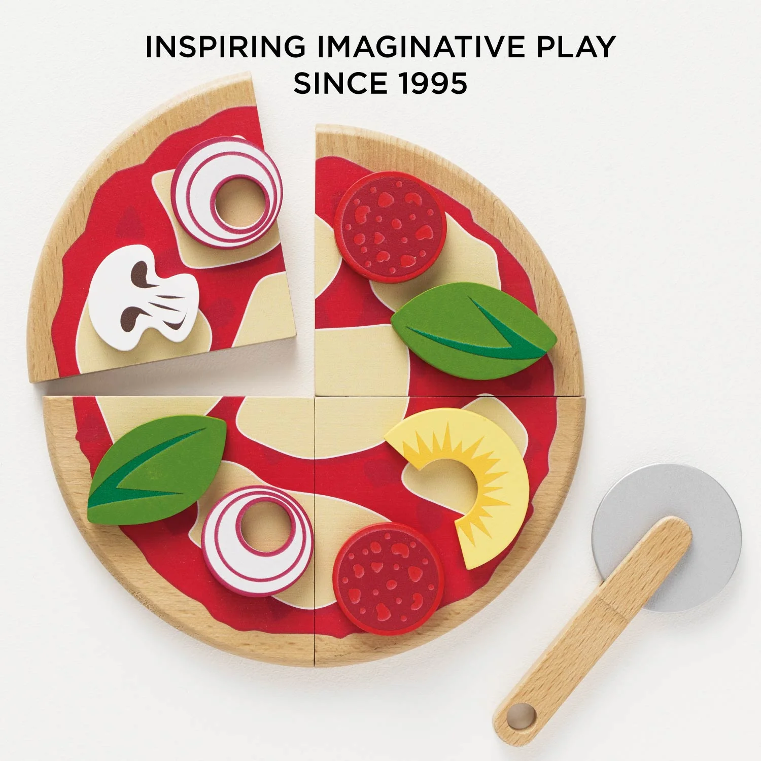 Pizza & Toppings with Slice Cutter - Image 4