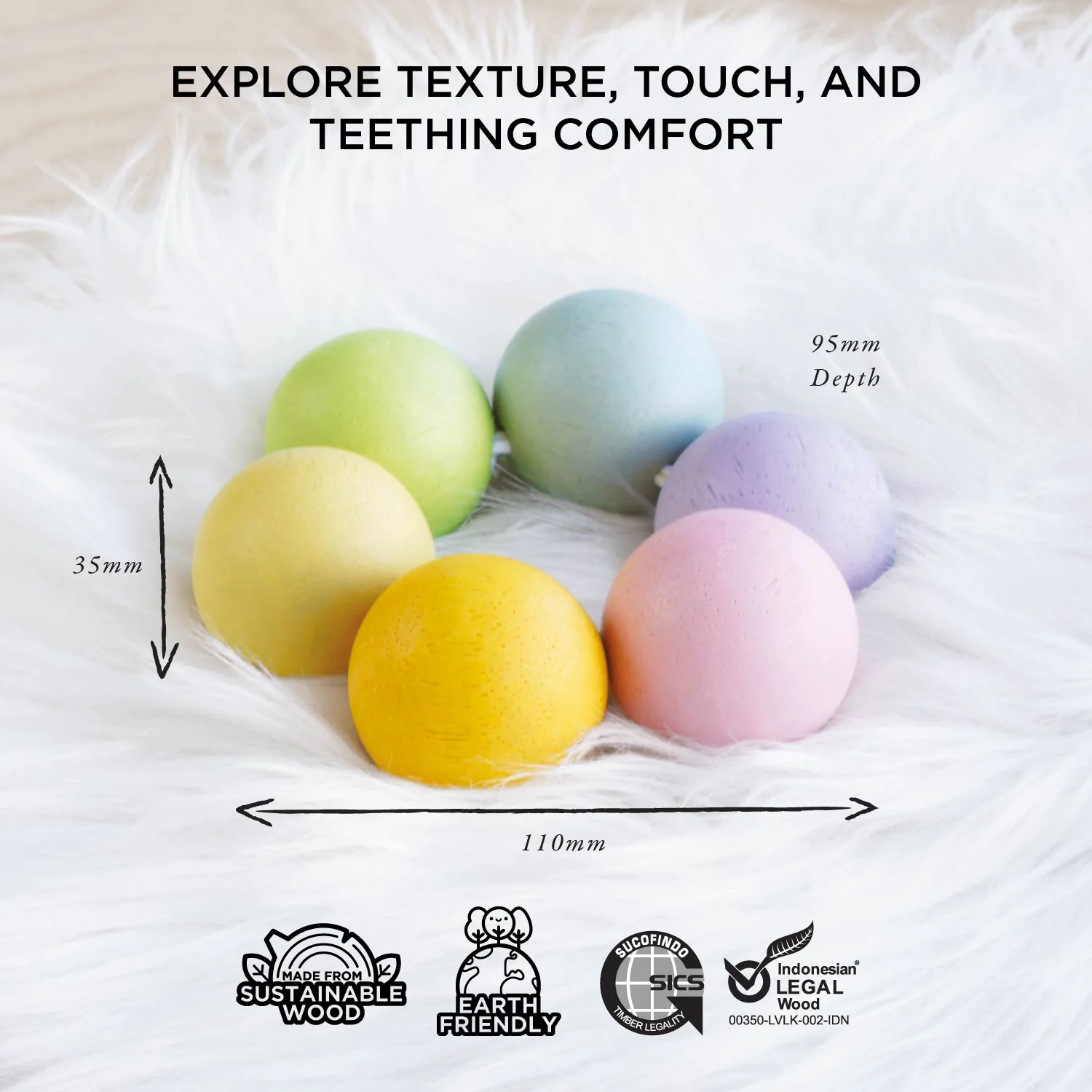 Teething Wooden Beads - Image 6